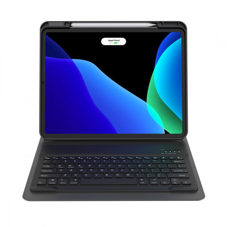BASEUS Brilliance Obal s bezdrátovou klávesnicí pro iPad Pro 12,9", QWERTY, černá
