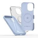 Pouzdro Tech-Protect silikonové MagSafe pro iPhone 17 – Mlha modrá