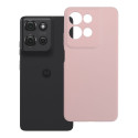 Kryt Motorola G75 2mm silikon - pudrově růžový