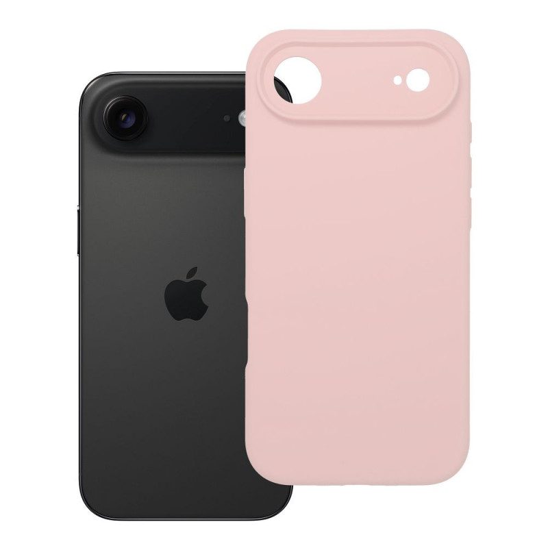 Kryt SILICONE 2 mm pro iPhone Air - pudrově růžový