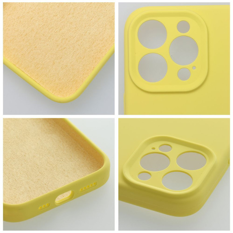 Kryt Silicone 2mm pro iPhone 17 - žlutá