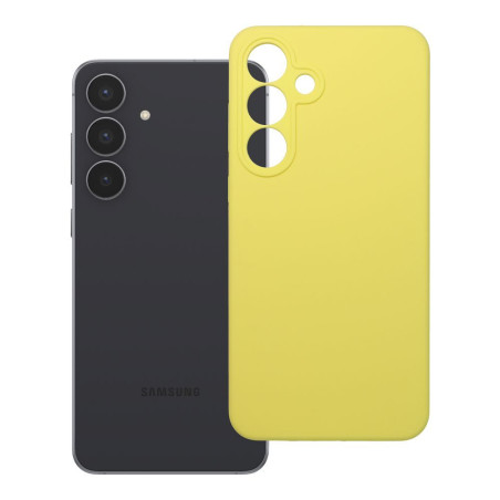 Kryt S25 FE 2mm silikon pro Samsung S25 FE – žlutá