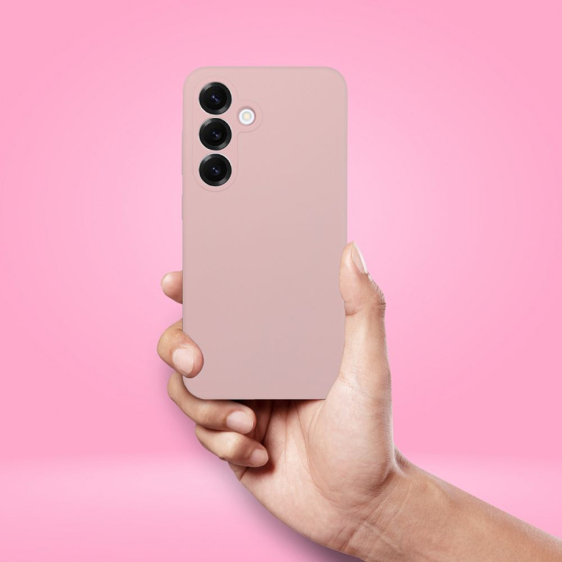 Kryt SILICONE 2 mm pro Honor 400 Smart - pudrově růžový