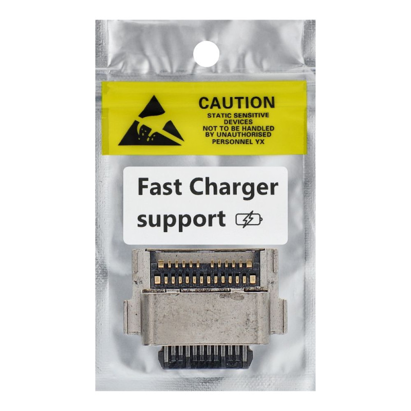 Kabel / konektor CHARGE connector pro SAMSUNG Z Flip ORI - pro opravy (pájení)