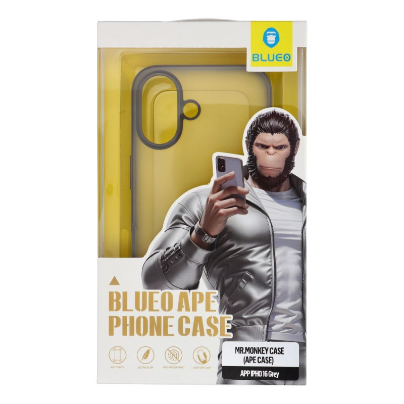 Kryt Blueo APE pro iPhone 16 - šedý