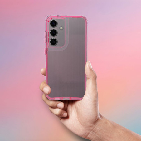 Kryt MATRIX CLEAR pro Redmi Note 13 Pro 4G - pudrově růžový
