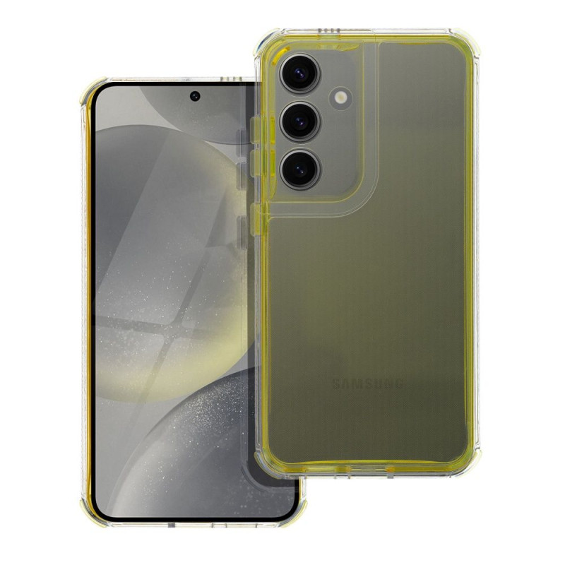 Kryt MATRIX CLEAR pro Samsung A36 5G - žlutá