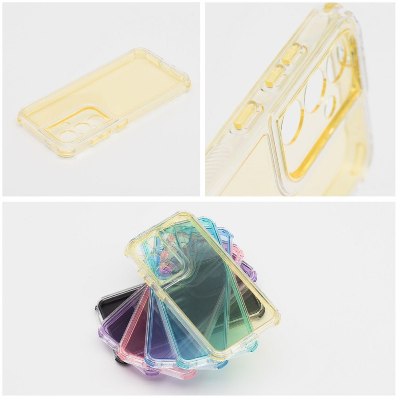 Kryt MATRIX CLEAR pro Redmi Note 14 5G - žlutá (clear yellow)