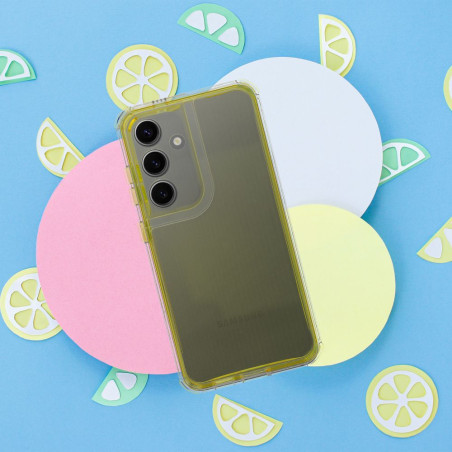 Kryt MATRIX CLEAR pro Redmi Note 14 PRO 5G/14 Pro Plus - žlutý
