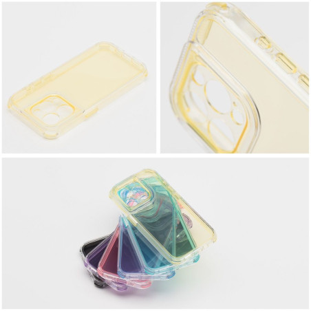Kryt MATRIX CLEAR pro iPhone 17 - clear žlutá