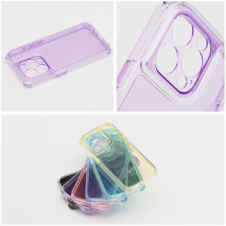 Kryt Matrix Clear pro iPhone 17 – světle fialová