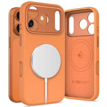 Pouzdro Tech-Protect Uniq MagSafe pro iPhone 17 Pro – Cosmic Orange