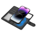 Pouzdro Tech-Protect Wallet MagSafe pro iPhone 16e - matná černá