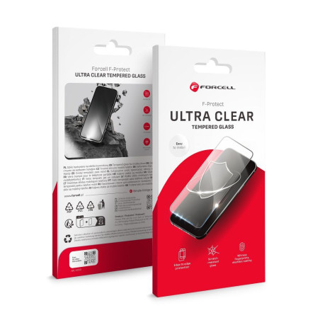 Ochranné sklo Forcell ULTRA CLEAR iPhone X/XS/11 Pro - černé