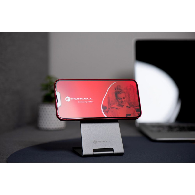 Ochranné sklo Forcell MATT GLASS pro iPhone 15 PLUS - černé