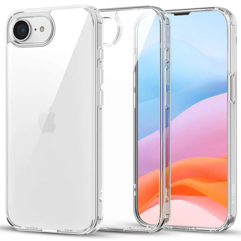 Pouzdro Tech‑Protect FlexAir Hybrid pro Apple iPhone 16e – clear