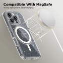 Pouzdro Tech‑Protect FlexAir MagSafe pro Apple iPhone 16e – glitter