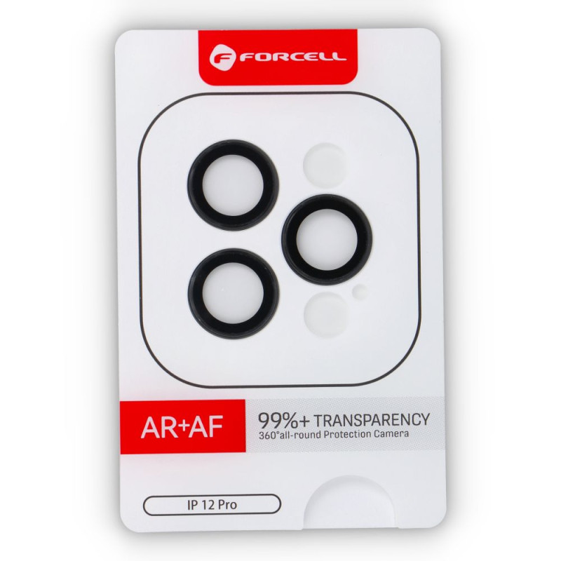 Ochranné sklo Forcell PREMIUM pro iPhone 12 PRO - grafitové