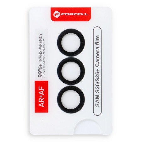 Ochranné sklo Forcell PREMIUM pro Samsung S26 – černé