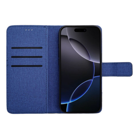 Kryt Gomma Book pro iPhone 16 Pro – modrý