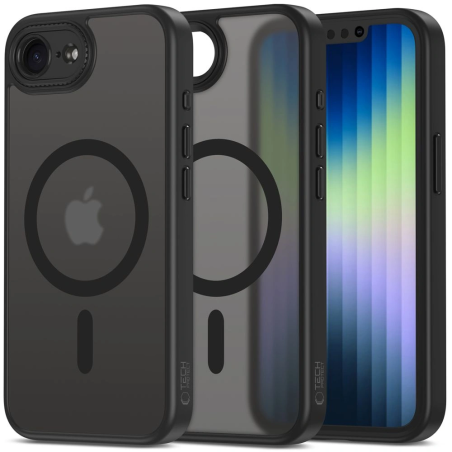 Pouzdro Tech‑Protect MagCam MagSafe pro Apple iPhone 16e – matná černá