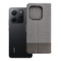 Kryt Gomma Book pro Xiaomi Redmi Note 14 4G - šedá
