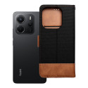 Pouzdro flip Jeans Book pro Xiaomi Redmi NOTE 14 4G - černé
