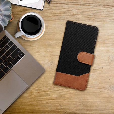 JEANS BOOK pro Redmi NOTE 14 PRO 4G – černá