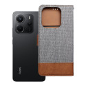 JEANS BOOK flip pouzdro pro Redmi NOTE 14 - šedé