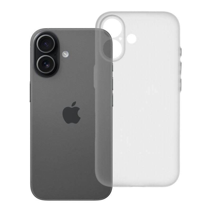 Kryt ULTRATHIN MATT pro iPhone 17 - transparentní mat