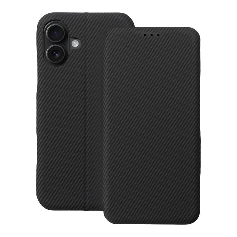 Pouzdro FOLIO SIDE MAGNET pro iPhone 16 Plus - černý