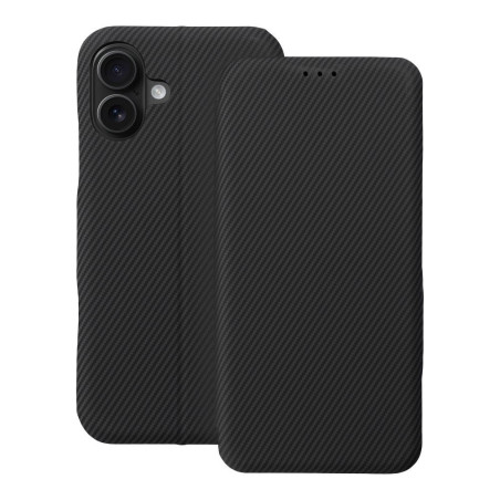 Pouzdro FOLIO SIDE MAGNET pro iPhone 16 Plus - černý