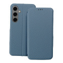 Kryt FOLIO SIDE MAGNET pro Samsung S25 PLUS - modrý