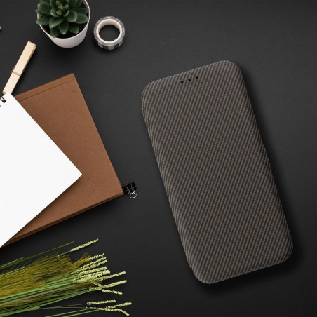 Pouzdro FOLIO SIDE MAGNET Xiaomi Redmi NOTE 14 5G - hnědá