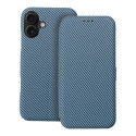 Kryt FOLIO SIDE MAGNET iPhone 16 Plus - modrý