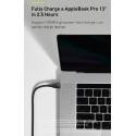 BASEUS CA1T2-F01 Datový a nabíjecí kabel 2v1 s USB-C a USB-C/Lightning, 1,2m, s podporou PD až 100W, černý