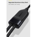 BASEUS CA1T2-F01 Datový a nabíjecí kabel 2v1 s USB-C a USB-C/Lightning, 1,2m, s podporou PD až 100W, černý
