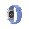 PURO Icon Silikonový řemínek pro Apple Watch 42/44/45/49mm, modro-fialový