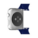 PURO Icon Silikonový řemínek pro Apple Watch 42/44/45/49mm, modrý