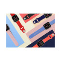 PURO Icon Silikonový řemínek pro Apple Watch 42/44/45/49mm, modrý