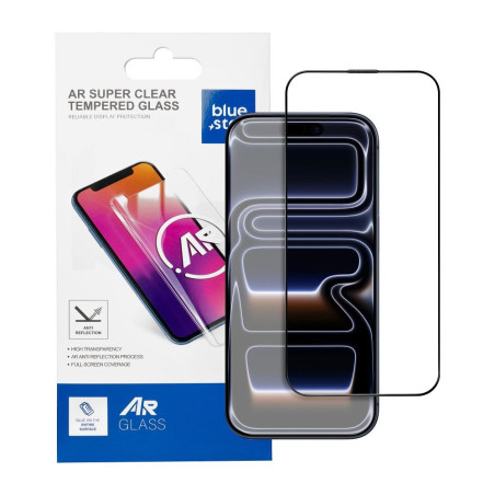 Ochranné sklo Blue Star 5D AR iPhone 13/14 černé