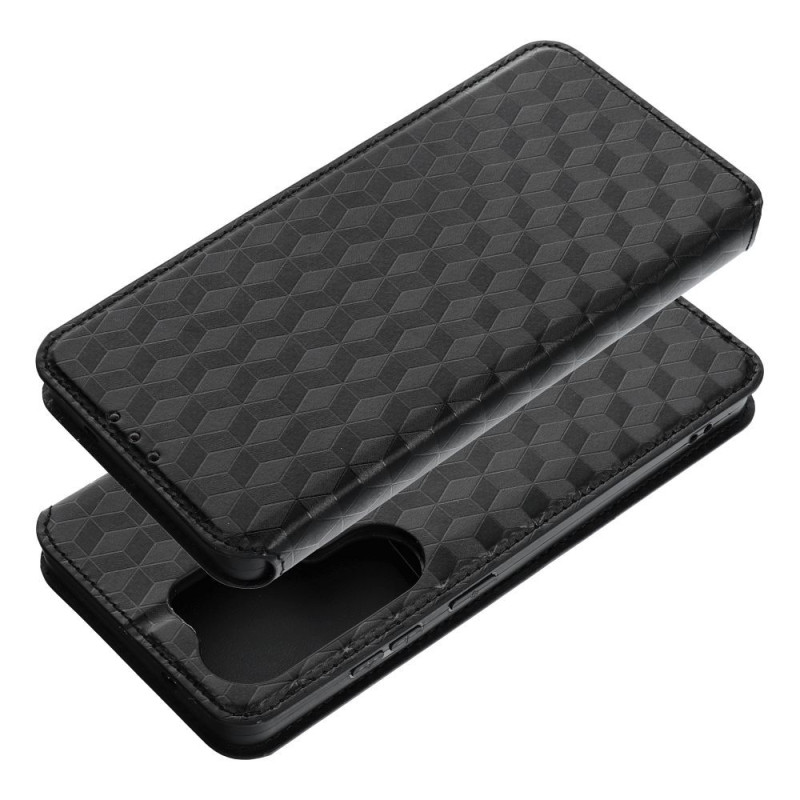 Flip case CUBIC BOOK pro Samsung A37 - černý