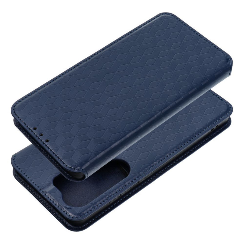 Kryt CUBIC BOOK pro Samsung A37 - modrá