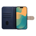 Pouzdro SPLIT BOOK iPhone 17/18 - navy a cream