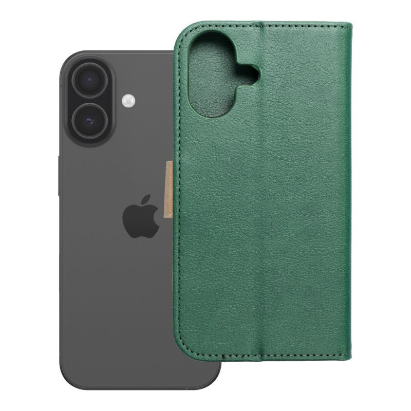 Pouzdro SPLIT BOOK pro iPhone 17 / 18 - green a gold