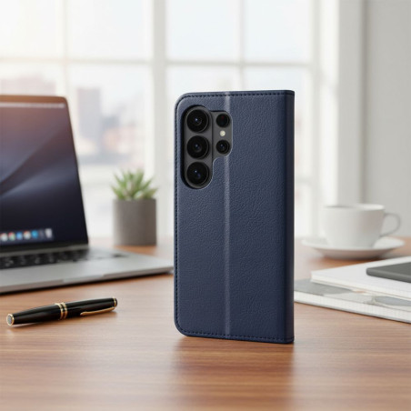Pouzdro Redmi NOTE 15 5G Split Book tmavě modré/krémové