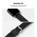 RINGKE Rubber One Klasický silikonový řemínek pro Apple Watch 42/44/45/49mm, černý