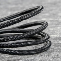 BASEUS CA1T4-B01 Opletený nabíjecí a datový kabel 4v1 (2x USB-C/Lightning/microUSB), 1,2 m, černý