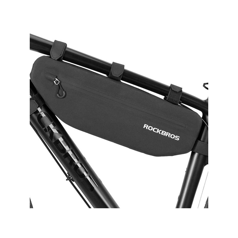 Rockbros AS-043 3l brašna na kolo na suchý zip - černá
