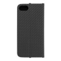 Kryt LUNA Book Carbon iPhone 7/8/SE 2020/2022 – carbon black